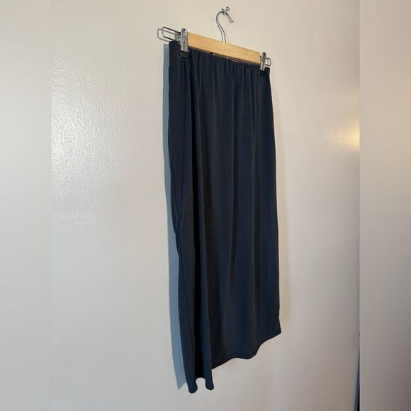 Black Green Envelope Ruched Maxi Skirt Size XS NWT - Picture 4 of 5